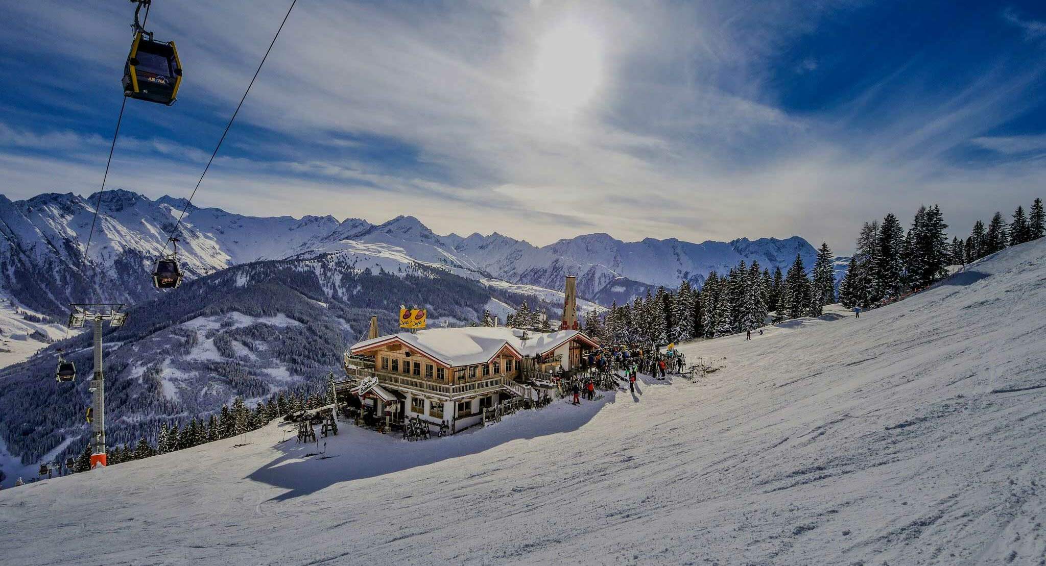 Lage Skihütte Zillertal Arena