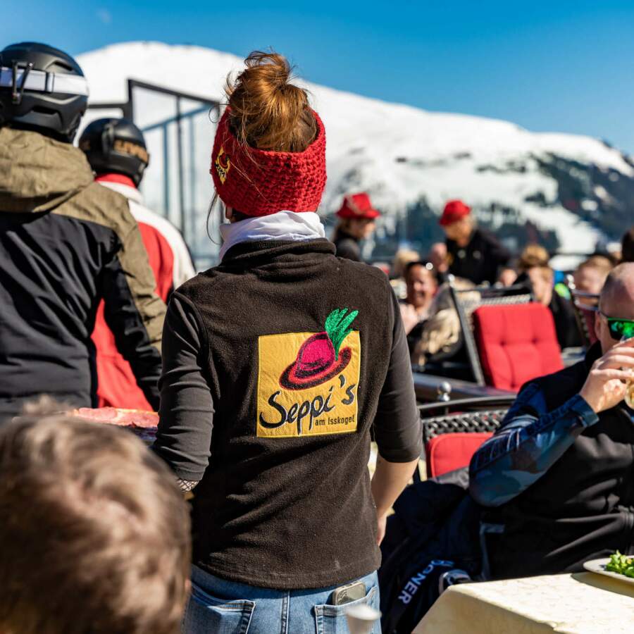 Bar Terrasse Skigebiet Zillertal Arena