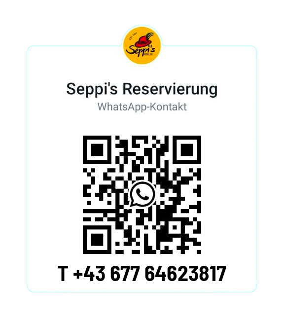 Seppi's Tischreservierung per WhatsApp